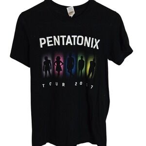 Pentatonix Tour 2017 Authentic T-Shirt SMALL Excellent Band Merch Graphic Tee